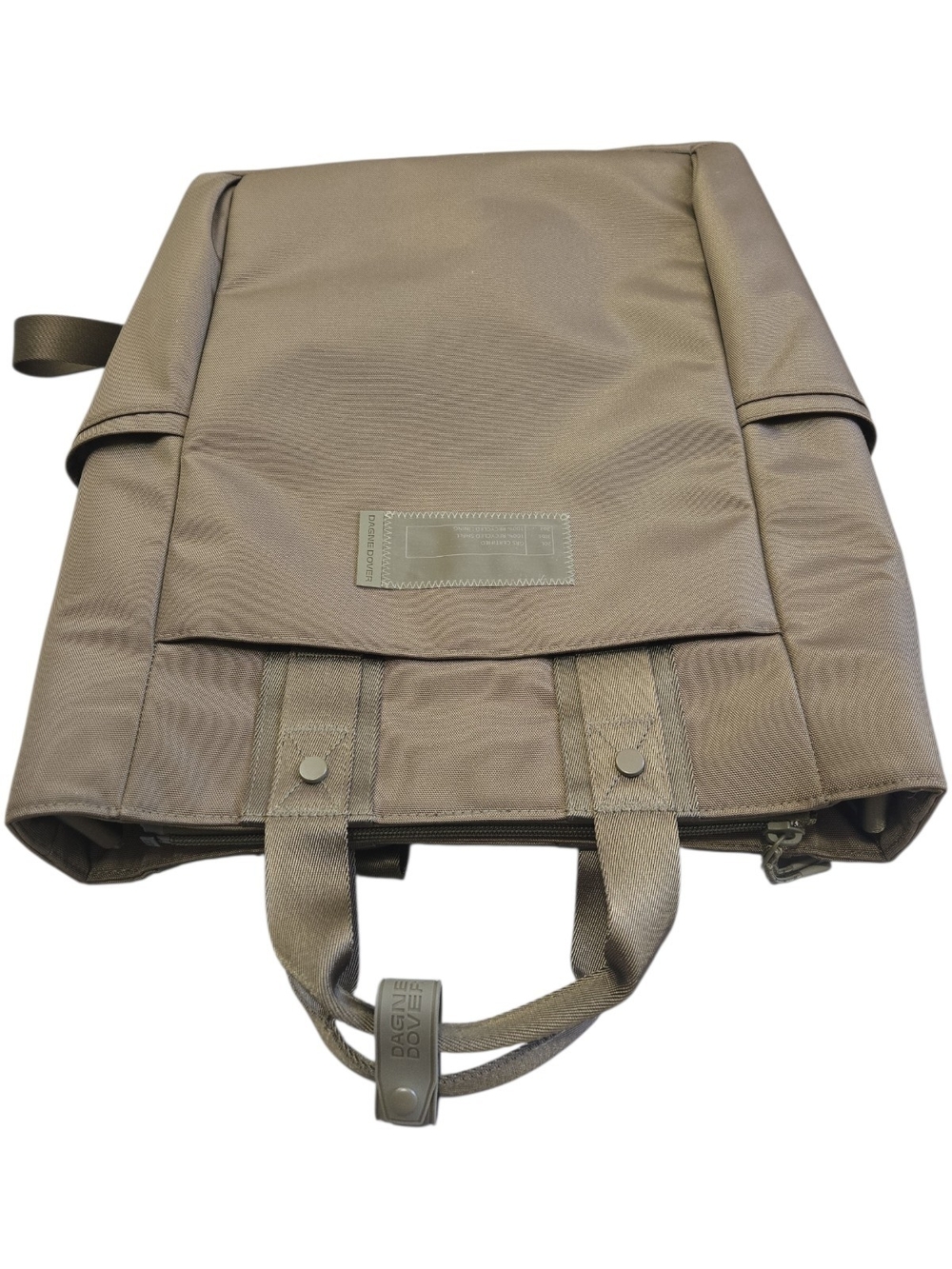 Dagne Dover Petra Convertible Tote Backpack Dark Moss Green Laptop TravelBag - Picture 4 of 16